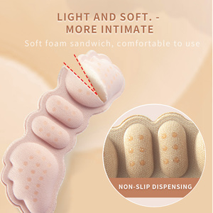 إكسسوارات أحذية نسائية ذات كعب عالٍ، نعال مضادة للتآكل لاصقة بتصميم أجنحة الملاك، وسادات كعب لاصقة مصنوعة من الفوم الذاكر - Product Image 4