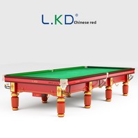 Tables de snooker pleine grandeur en bois massif, personnalisées professionnellement et approuvées par les stars du snooker