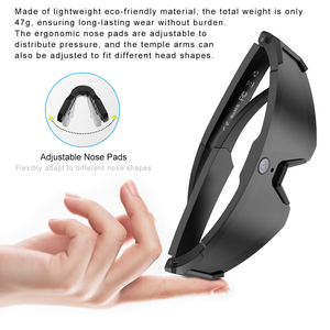 <span class=keywords><strong>Occhiali</strong></span> Sportivi Intelligenti M95 Ultraleggeri con Funzionalità AI Integrate, Fotocamera <span class=keywords><strong>da</strong></span> 8MP per Foto e Video, Riproduzione Musicale e Chiamate - Product Image 5