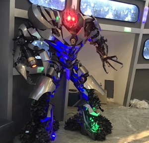 Sculpture de robot en fer grand modèle King Kong Autobot <span class=keywords><strong>Optimus</strong></span> <span class=keywords><strong>Prime</strong></span>, modèle d'activités, ornements, accessoires, 2m, peinture automobile, sans placage - Product Image 4