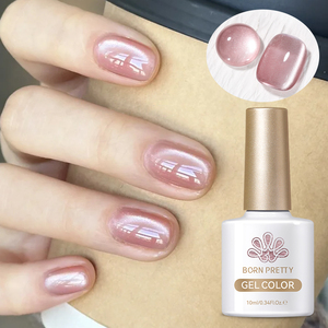 Sinh Ra Khá Cao Sắc Tố Khô Rose Màu Ánh Trăng Mèo Từ Tính Gel Tùy Chỉnh Nhãn Hiệu Riêng Màu Hồng Long Lanh Mèo Mắt Gel Đánh Bóng - Product Image 1