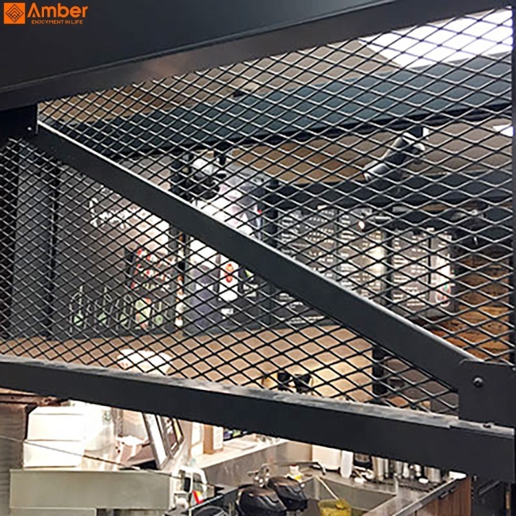 Decorative Diamond Wire Mesh Roll Expanded Aluminum Metal Mesh for Cabinet Doors Ceiling Facade Cladding