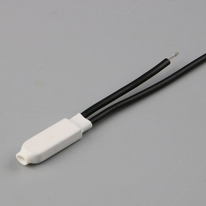 Ck-9700 Thermal Protector <b>Temperature</b> Switch 250V 10A 105C Automatic Reset White Sleeve Household Appliance <b>Control</b> - Product Image 2