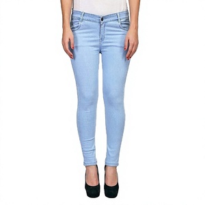 Pantalones de Mezclilla Tipo Lápiz para Mujer, Última Moda, Lavados, Transpirables, Casuales, de Algodón/Spandex, Alta Calidad, Diseño Personalizado - Product Image 6