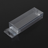 Boîte pliante en plastique transparent pour leurres de pêche, boîte de présentation en PVC transparent PET pour leurres de pêche, boîte à accessoires de pêche
