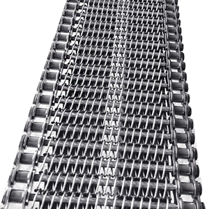 Yüksek sıcaklık gıda kurutma 304 paslanmaz çelik tel örgü Metal konveyör bant ağır montaj hattı iletim zincirleri - Product Image 1