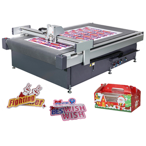 Máquina de Corte Digital Automática para Papel PP, Vinilo, PVC y Cartón Blando, con Motor PLC, Bomba y Dos Herramientas Oscilantes - Product Image 1