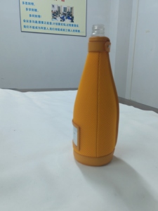 Funda de Alta Calidad Personalizada para Botella de Champán con Asa, Bolsa Enfriadora para Botellas - Product Image 3