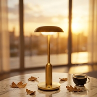 Meistverkaufte Luxus-Tischlampe mit Batteriebetrieb für Hochzeiten und Events, Touch-Dimm-Funktion, Kabellose Tischleuchte für Restaurant-Esstische