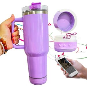 Gobelet isotherme sous vide de 40 oz, vierge pour sublimation, avec poignée et couvercle à paille, pour café, boissons et boissons froides - Product Image 4