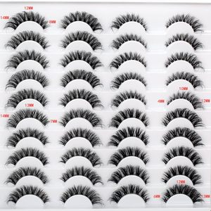 Clear Band <b>Lashes</b> Faux <b>Mink</b> Eyelashes Natural Vegan Full Strip <b>Lashes</b> Invisible Band Eyelashes - Product Image 3