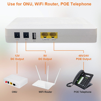 Nouvelle sauvegarde à domicile petit IP CCTV Dc 9v 12v 1A 2A POE 48v routeur DVR Modem batterie externe Mini UPS alimentation sans interruption pour Wifi