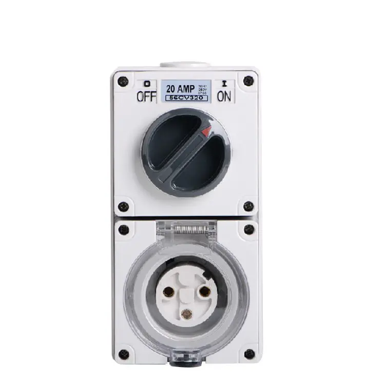 Prevents Liquid Dust Entering Industrial switch socket enclosure wall switch and socket outlet