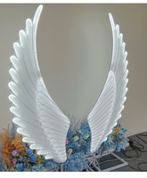 Événement scène mariage décoration fond fer brillant papillon ailes scène éclairage mariage décoration scène lumière