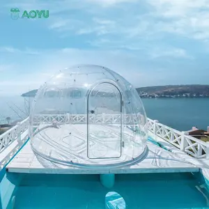 4M 5M 6M Hete Verkoop Nieuwe Outdoor Waterdichte Glamping Koepel Huis Bubble Dome Tent
