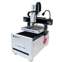 Machine de fraisage CNC miniature LEM-6060 CNC Frame 60x60 avec réservoir d'eau pour aluminium et métal
