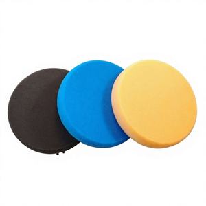 Tampon de polissage 3 pouces pour voiture, éponge de polissage à motif circulaire, surface plane, bord droit, support convexe, tampon de polissage sans évaluations - Product Image 1