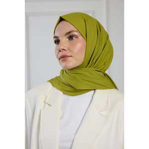 Pañuelo de Cuello de Algodón Puro Verde Oliva - Product Image 4