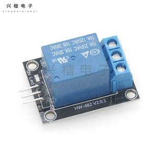 โมดูลรีเลย์ Ky-019 5V 1 ช่องสัญญาณ ทริกเกอร์ระดับสูง สำหรับควบคุมอุตสาหกรรม HW-482 V2.0.1 - Product Image 1