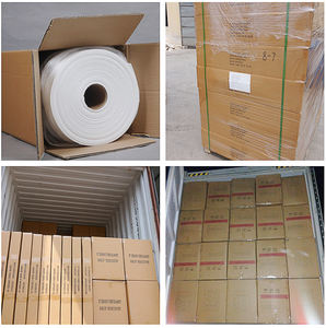Chinesisches Niedrigwärmeleitfähiges Feuerfestes Keramikfaserpapier Aluminiumsilikat-Faserpapier für EV-Batterie Thermische Barriere - Product Image 3