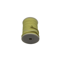 YS Corde de sécurité en aramide tressée 8 mm jaune ignifuge en Kevlar, haute température, écologique, pour le sauvetage et la remorquage