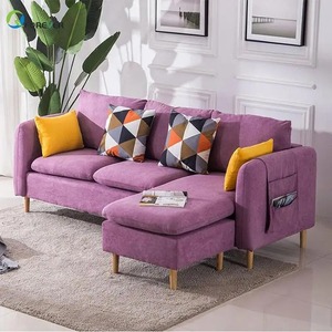 Nordic Fabric Sofa Set Modern Minimalist Square Reclining Revolving Modular Sofa Bed Storage Living Room <strong>Furniture</strong> - Product Image 4