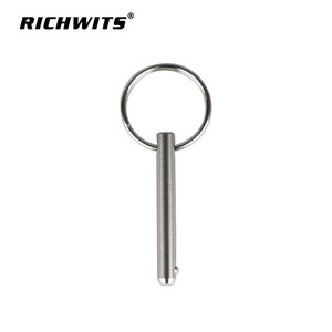 RICHWITS Stainless Steel Safety Pin 10Mm Head Diameter Cylindrical Head For Rope Connection <b>Yacht</b> Rv Accessories - Product Image 1