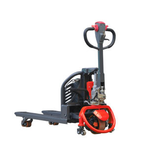 Transpaleta eléctrica con batería de litio, carretilla elevadora pequeña, 2000kg, 2000 toneladas - Product Image 1