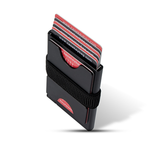 Étui multifonctionnel anti-perte en aluminium pour cartes intelligentes avec sangle et plaque, pour porte-cartes de crédit homme - Product Image 2
