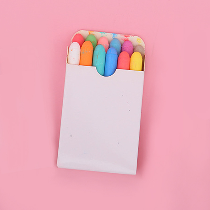 Новый креативный Пользовательский логотип, водорастворимый белый мел без пыли, лучший водорастворимый мел