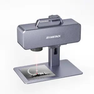 ATOMSTACK آلة التعليم بليزر الألياف M4 عالية الدقة لوحة اسم معدنية حفارة Wifi المحمولة الحفر الصناعية سطح المكتب