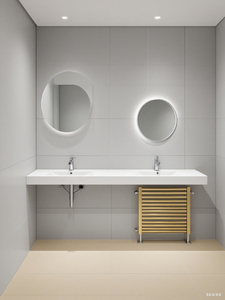 Sèche-serviettes électrique en acier avec fonctionnement par prise secteur pour prise standard - Product Image 2