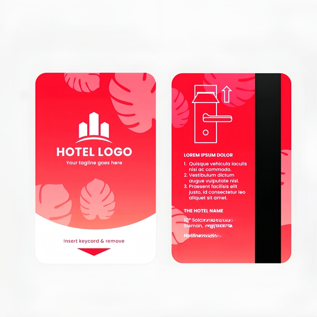 Printing RFID NFC Chip Member Hotel Key Visiting Access Control Card With Magnetic Stripe