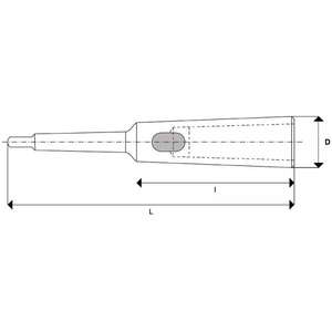 FERVI - ST45/5/4L Adaptadores de cono Morse extendido DIN 2187 - EAN 8012667349738 HERRAMIENTAS ELÉCTRICAS ACCESORIOS PARA ROUTERS - Product Image 2