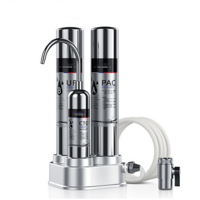 OEM Mineral 3 Stages Countertop Household Direct Drinking Kitchen Tap Pre-filter Ultrafiltration Water Filter