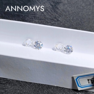 โมอิสซาไนต์คุณภาพสูงแบบขายส่ง สี D เกรด VVS1 รูปทรงกลมเจียระไนแบบ Excellent พร้อมใบรับรอง GRA สำหรับทำเครื่องประดับ - Product Image 3