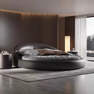 <span class=keywords><strong>Lit</strong></span> double super king size en tissu confortable, mobilier de chambre à coucher moderne italien, luxe, villa, hôtel, <span class=keywords><strong>lit</strong></span> rond de 2 m - Product Image 2