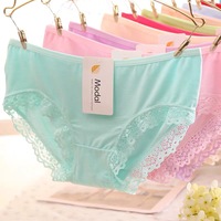 Fabrika doğrudan tedarik düşük fiyat dikişsiz dantel pantys kadınlar için kız düz renk boxer külot