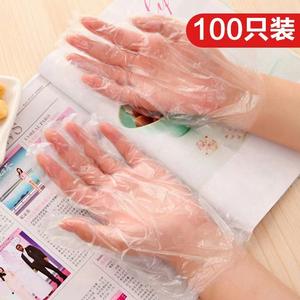 ถุงมือพีวีซีแบบใช้แล้วทิ้ง ป้องกันน้ำมัน เกรดอาหาร สำหรับใช้ในครัวเรือน 100 ชิ้นต่อแพ็ค - Product Image 5