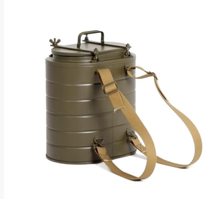 DFC0812 12L 3.5KGS Conteneur isotherme alimentaire en aluminium, couleur vert sauge personnalisée, portable pour l'extérieur avec bretelles - Product Image 2