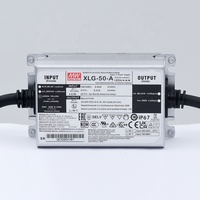 Mean well-fuente de alimentación LED XLG-50-A, controlador LED Meanwell para iluminación, resistente al agua IP67, modo de potencia constante, 50W