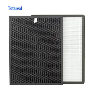 H11 H12 Customized Paper Frame Panel Activated Carbon True HEPA Air Filter