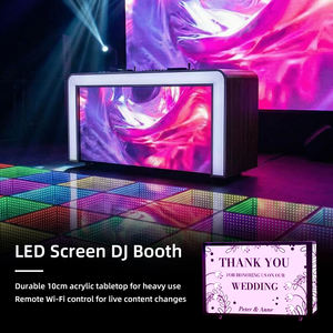 Equipo de DJ con Fachada Elegante, Cabina de DJ Ligera, Sistema de Cambio de Color para Eventos Nocturnos - Product Image 4
