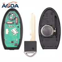Clé de véhicule intelligente pour Nissan, télécommande à 3 boutons, clé de voiture 315 MHz, puce ID46 CWTWB1U808