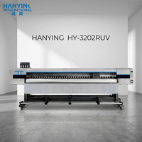 Nueva Impresora de Inyección de Tinta UV de Formato Ancho de 10 pies (3.2 Metros) Totalmente Automática para Impresión de Pancartas y Vinilos en Rollo