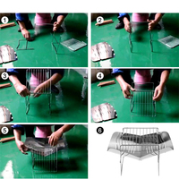 Petits sacs à dos pliants portables personnalisés pour barbecue de camping pour la randonnée et la survie