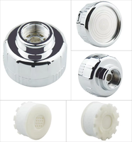 Robinet de cuisine rotatif en coton PP anti-éclaboussures avec filtre à eau douchette amovible pour accessoire de salle de bain