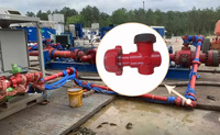 API 6A 2"-4" Fig 602 Type L 90° °   Raccord coudé haute pression fileté en acier forgé pour le fracturation de champs pétrolifères