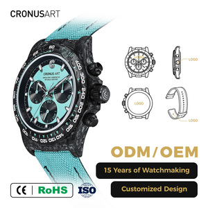 Luxe 4130 DI W hommes est <span class=keywords><strong>montre</strong></span> automatique série de verre saphir complet fibre de carbone maître hommes swatch - Product Image 2