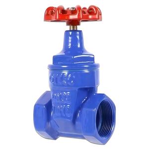 Vanne siège résilient connexion à vis filetage vanne vanne ductile fer métal étanchéité cuivre tige vanne vanne - Product Image 1